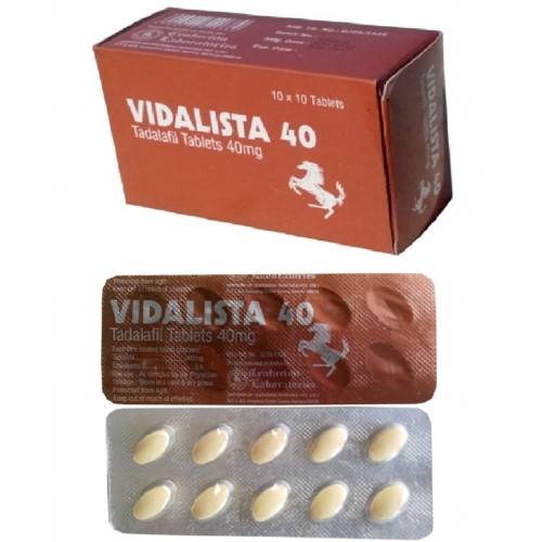 VIDALISTA 40 (Тадалафил 40 мг) (дженерик сиалис 40 мг) 1 шт