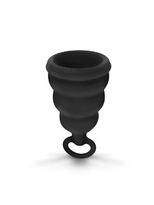 Gvibe Gcup Black силиконовая менструальная чаша с защитой от протечек, 10 мл, арт. FT10592